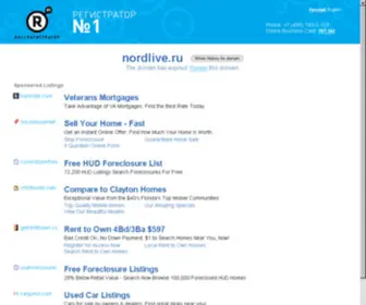 Nordlive.ru(Главная) Screenshot