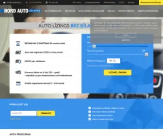 Nordlizings.lv(Auto Līzings & Kredīts Līdz€ bez ķīlas) Screenshot