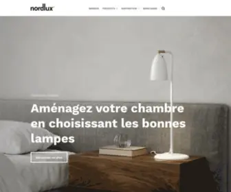 Nordlux.fr(Nordlux Group) Screenshot
