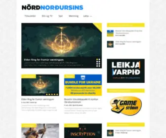 Nordnordursins.is(Nörd) Screenshot