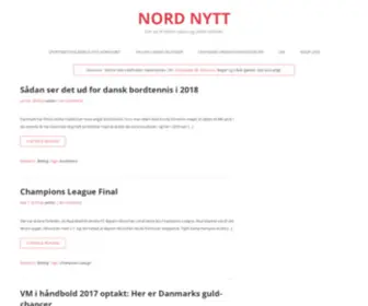 Nordnytt.dk(Nyheder) Screenshot