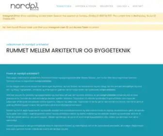 Nordpil-Arkitekter.dk(NORDPIL Arkitekter) Screenshot