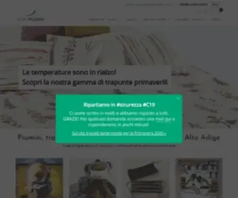 Nordpiumini.it(Piumini, trapunte e cuscini artigianali dal Trentino Alto Adige) Screenshot