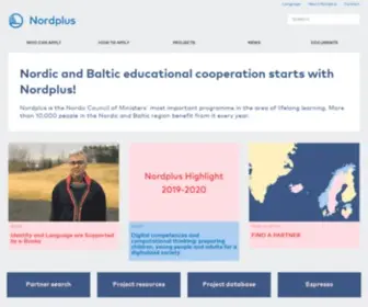 Nordplusonline.org(Nordplus) Screenshot