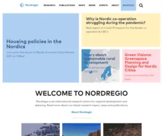 Nordregio.se(Nordregio) Screenshot