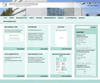 Nordrheinische-Aerzteversorgung.de(Nordrheinische Aerzteversorgung) Screenshot