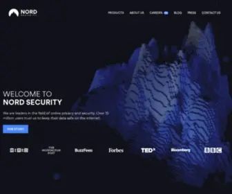 Nordsecurity.com(Nord security) Screenshot