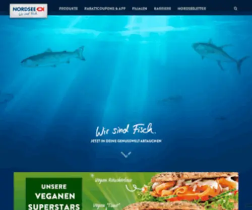 Nordsee.de(Wir sind Fisch) Screenshot