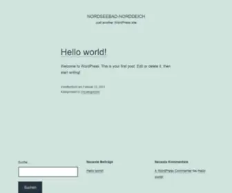 Nordseebad-Norddeich.de(Ferienwohnungen in Norden) Screenshot