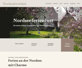 Nordseelandlust.de(Die etwas andere Ferienwohnung) Screenshot