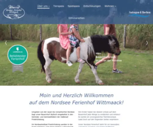 Nordseetraumurlaub.de(Beliebtester Ferienhof in S) Screenshot