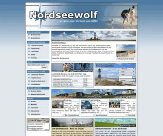 Nordseewolf.de(Nordsee Urlaub) Screenshot