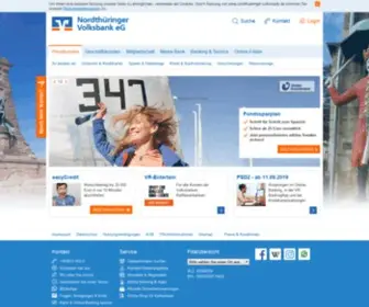 Nordthueringer-Volksbank.de(Startseite) Screenshot