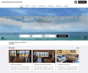 Nordvindfloridaresorts.com(Nordvind Beach Resort) Screenshot