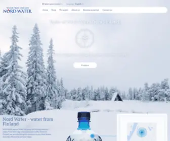 Nordwater.com(Website offer you order water from Finland to your home. Nord Water) Screenshot