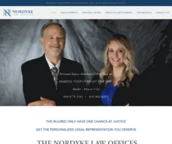 Nordyke.net(Nordyke Law Offices) Screenshot