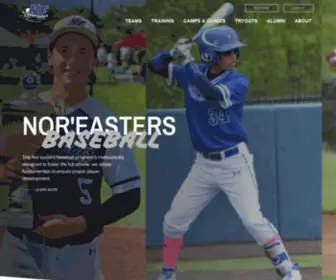 Noreastersbaseball.com(Nor'easters Baseball) Screenshot