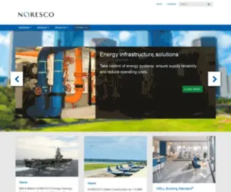 Noresco.com(Energy Performance Contracting for Improved Efficiency and Sustainability) Screenshot