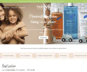 Noreva-Laboratoires.com(Laboratoire Dermatologique) Screenshot