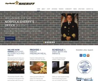 Norfolk-Sheriff.com(Norfolk Sheriff's Office) Screenshot