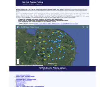 Norfolkcoarsefishing.co.uk(Norfolk Coarse Fishing) Screenshot