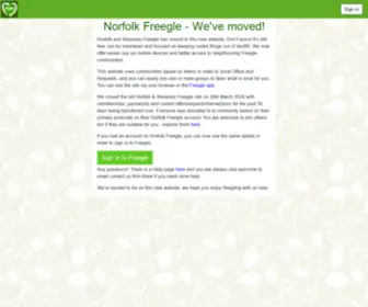 Norfolkfreegle.org(Norfolk Freegle) Screenshot