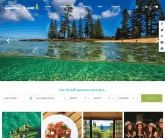 Norfolkisland.com.au(Norfolk Island Tourism and Travel Information) Screenshot