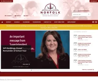 Norfolkpublicschools.org(Norfolk Public School District) Screenshot
