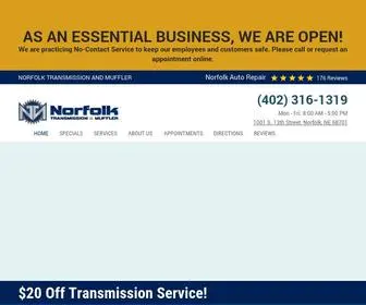 Norfolktransmission.com(Each technician at our shop) Screenshot