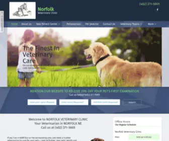 Norfolkveterinaryclinic.com(Veterinarian in NORFOLK) Screenshot