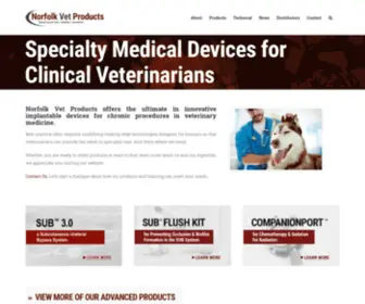 Norfolkvetproducts.com(Where Human Medicine meets Veterinary Medicine) Screenshot