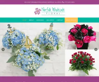 Norfolkwholesalefloral.com(Norfolk Wholesale Floral) Screenshot