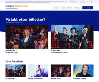 Norgebilletter.com(Sammenligne Billetter) Screenshot