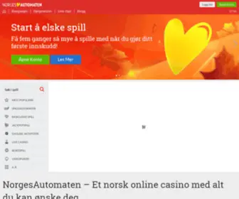 Norgesautomaten.com Screenshot
