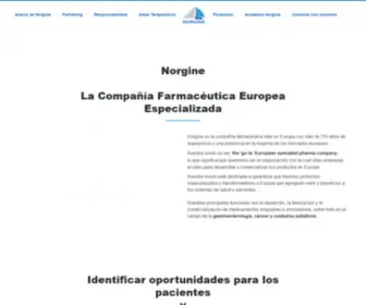 Norgine.es(España) Screenshot