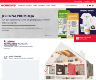 Norgips.pl(Norgips Polska) Screenshot