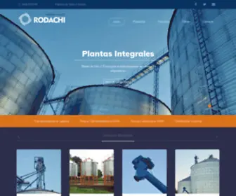 Noriasrodachi.com.ar(Rodachi: Fábrica de Silos y Norias) Screenshot