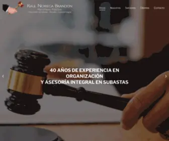 Noriegabrandon.com(RAÚL NORIEGA BRANDON) Screenshot