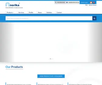 Norika.com.sg(Norika, Sanitary wares, Plumbing hardwares, Bathroom accessories Products, Plumbing services) Screenshot