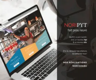 Noripyt.com(Digital agency in Rouen (France) specialized in Python) Screenshot