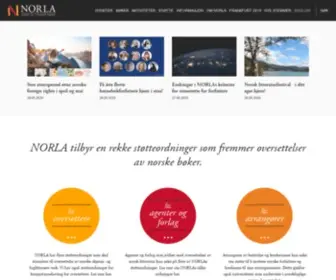 Norla.no(Forsiden) Screenshot