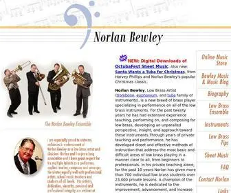 Norlanbewley.com(Low Brass Band Music) Screenshot
