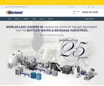 Norlandintl.com(Bottled Water Plants) Screenshot