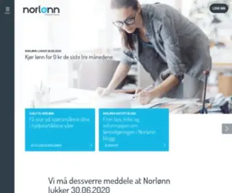 Norlonn.no(Norlønn) Screenshot
