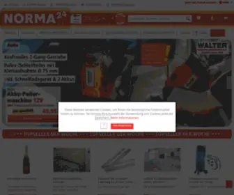 Norma24.de(Der Onlineshop von Norma) Screenshot