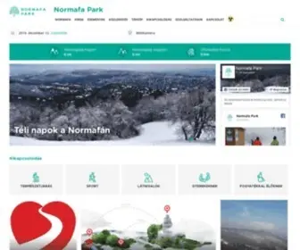 Normafapark.hu(Normafa) Screenshot