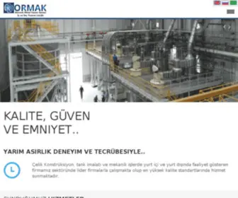 Normakmetal.com.tr(Normak Metal ve Çelik) Screenshot