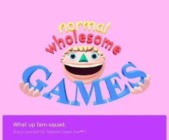 Normalwholesomegames.com(Normal Wholesome Games) Screenshot