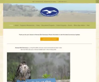 Normanbirdsanctuary.org(Norman Bird Sanctuary) Screenshot