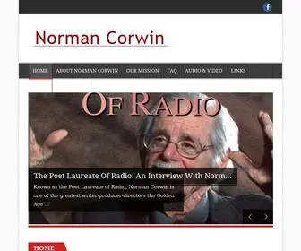 Normancorwin.com(Norman Corwin) Screenshot